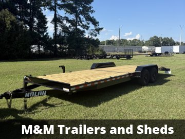 7'x24' 10K Nolan Flatbed Car Hauler