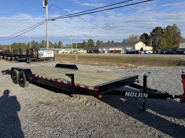 7x24 10K Nolan Flatbed Car Hauler