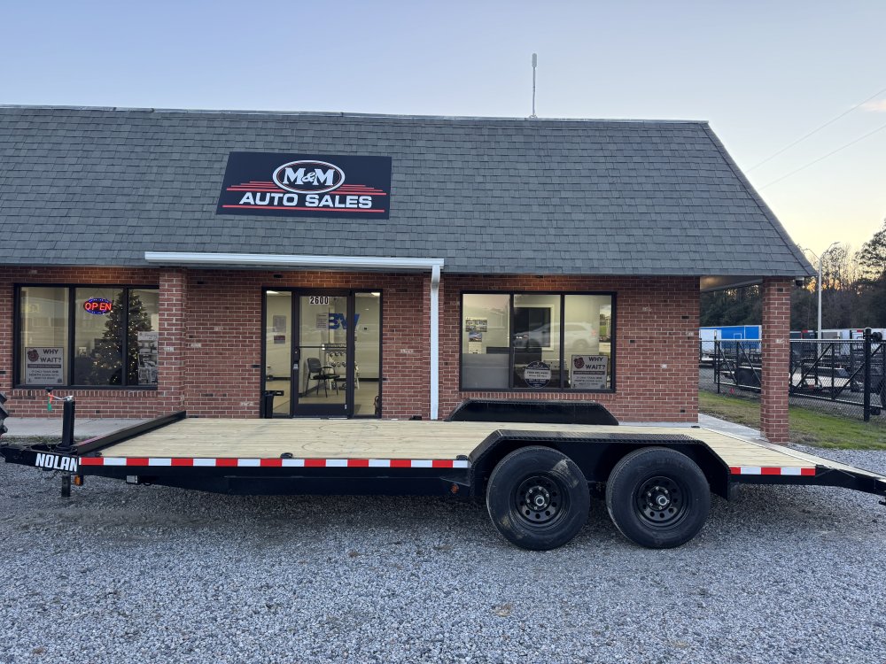 7x20 10K Nolan Flatbed Car Hauler