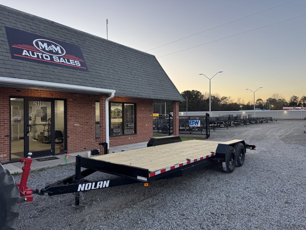 7x20 10K Nolan Flatbed Car Hauler