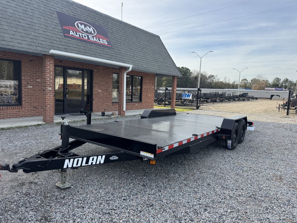 7x20 7K Nolan Flatbed Car Hauler