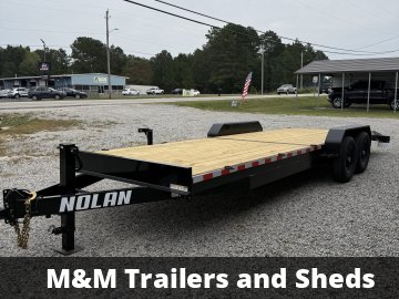 7'x24' 14K Nolan Flatbed Car Hauler