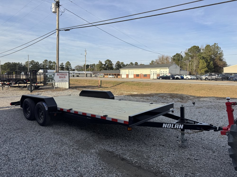 7x18 7K Nolan Flatbed Car Hauler