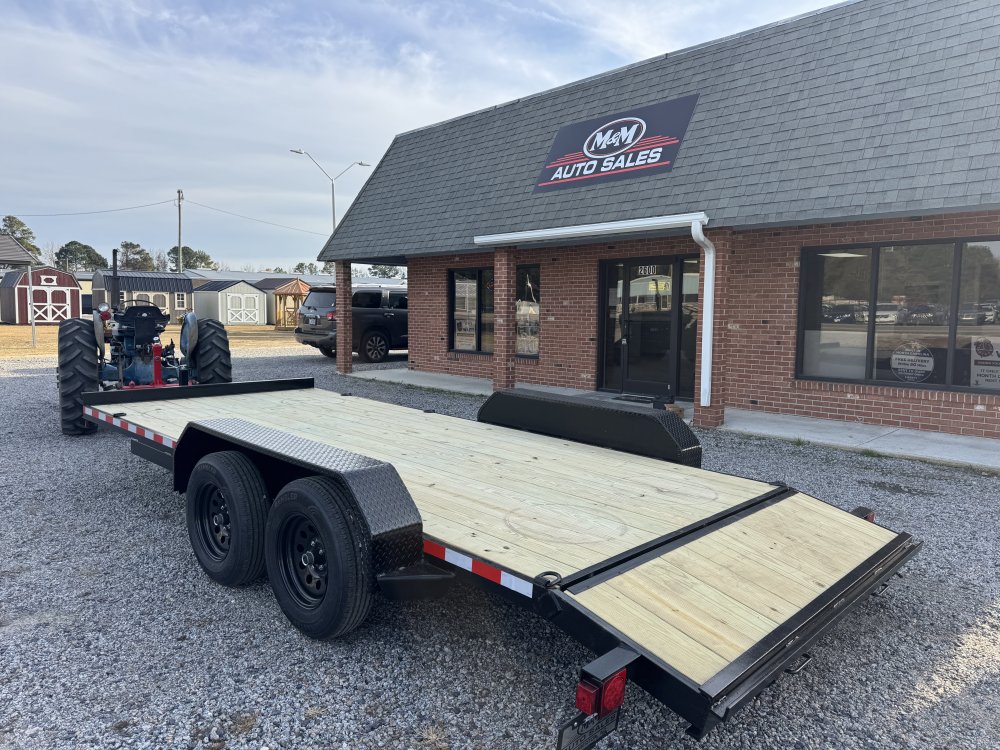 7x18 7K Nolan Flatbed Car Hauler