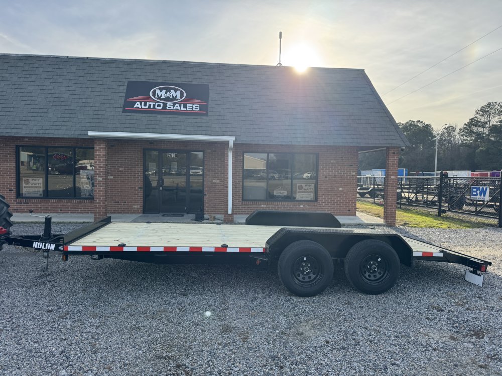 7x18 7K Nolan Flatbed Car Hauler