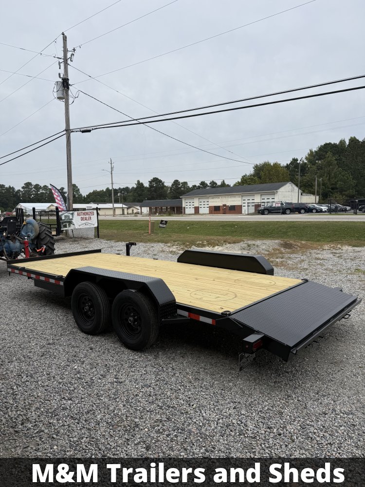 7'x18' 7K Nolan Flatbed Car Hauler