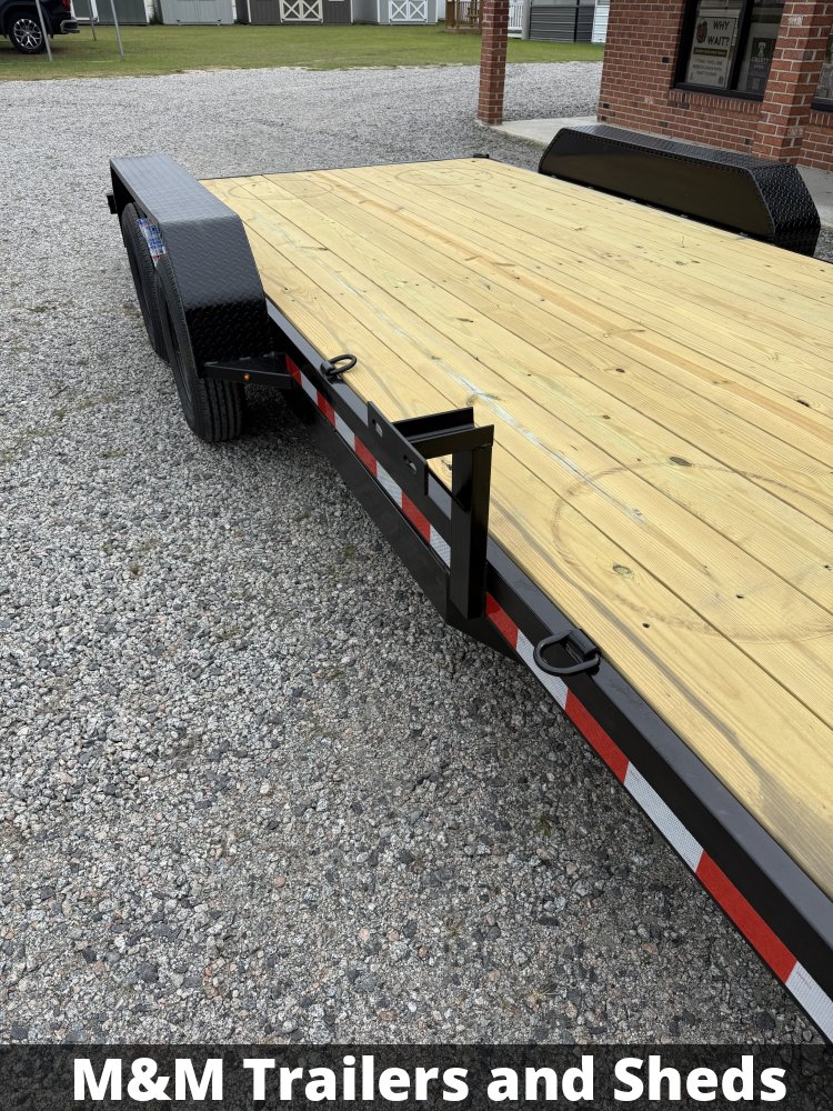 7'x18' 7K Nolan Flatbed Car Hauler