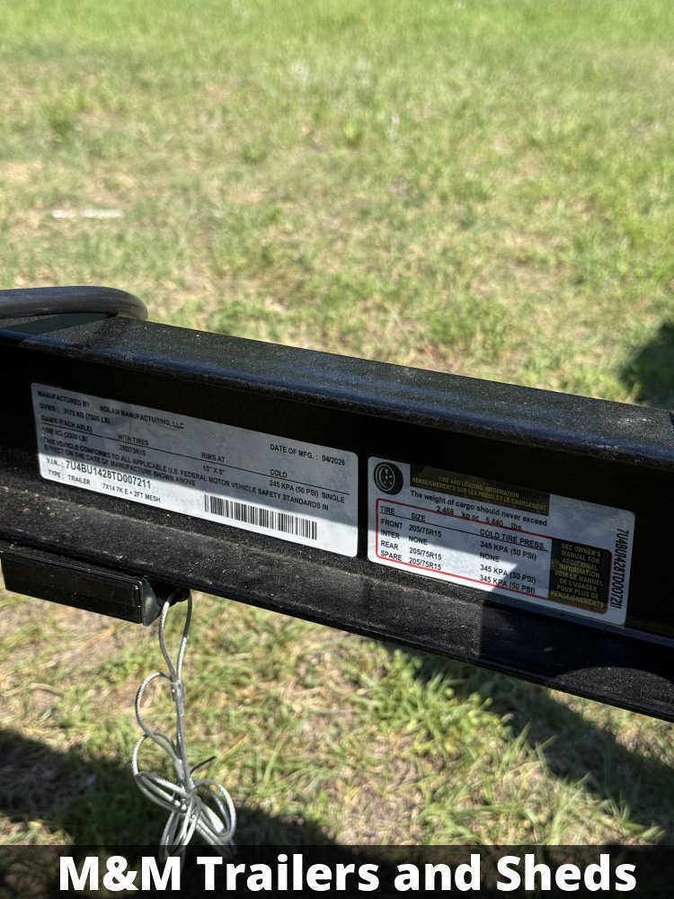 7x14 7K Nolan Utility