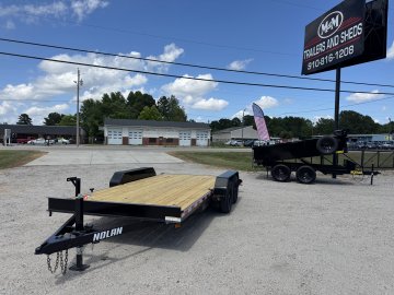 7x16 7K Nolan Flatbed Car Hauler