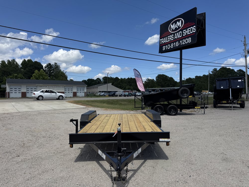 7x16 7K Nolan Flatbed Car Hauler