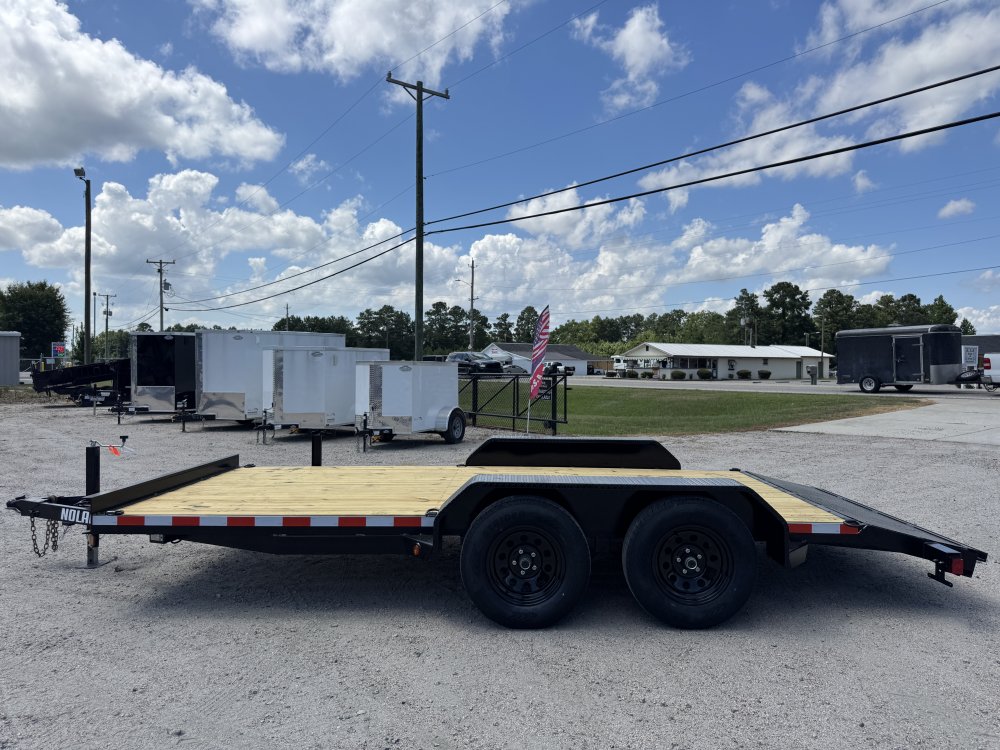 7x16 7K Nolan Flatbed Car Hauler