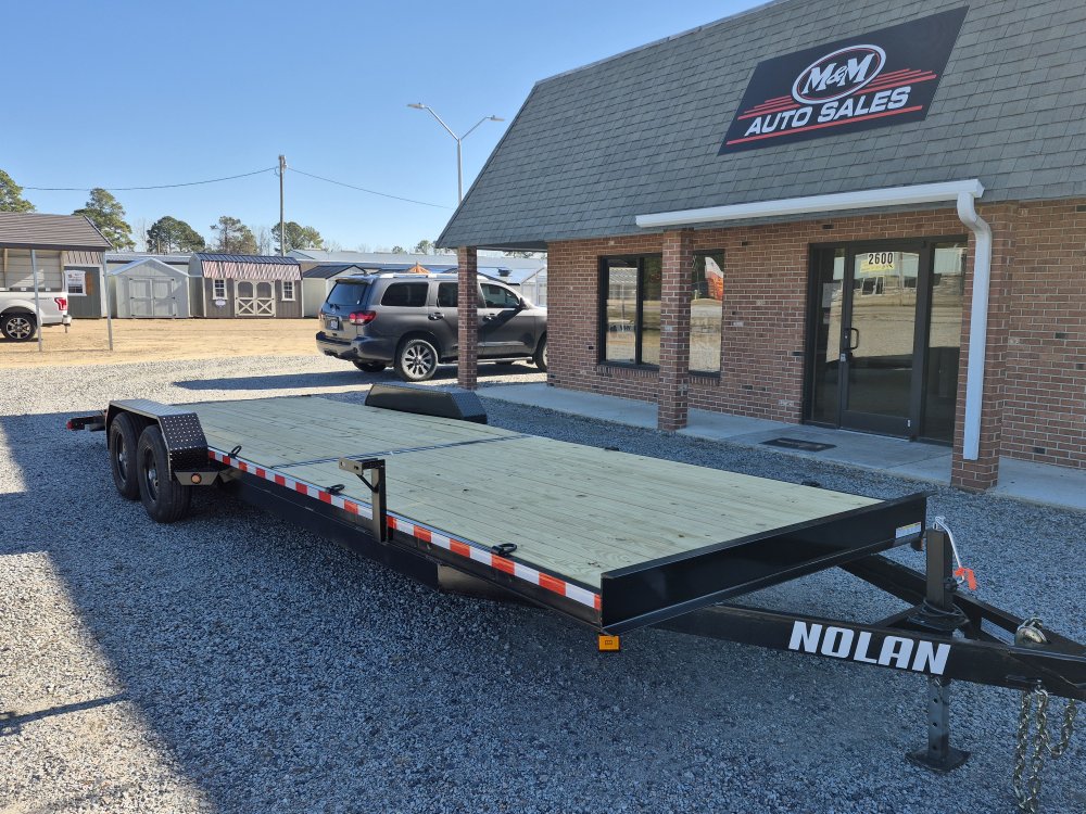 7x26 10K Nolan Flatbed Car Hauler