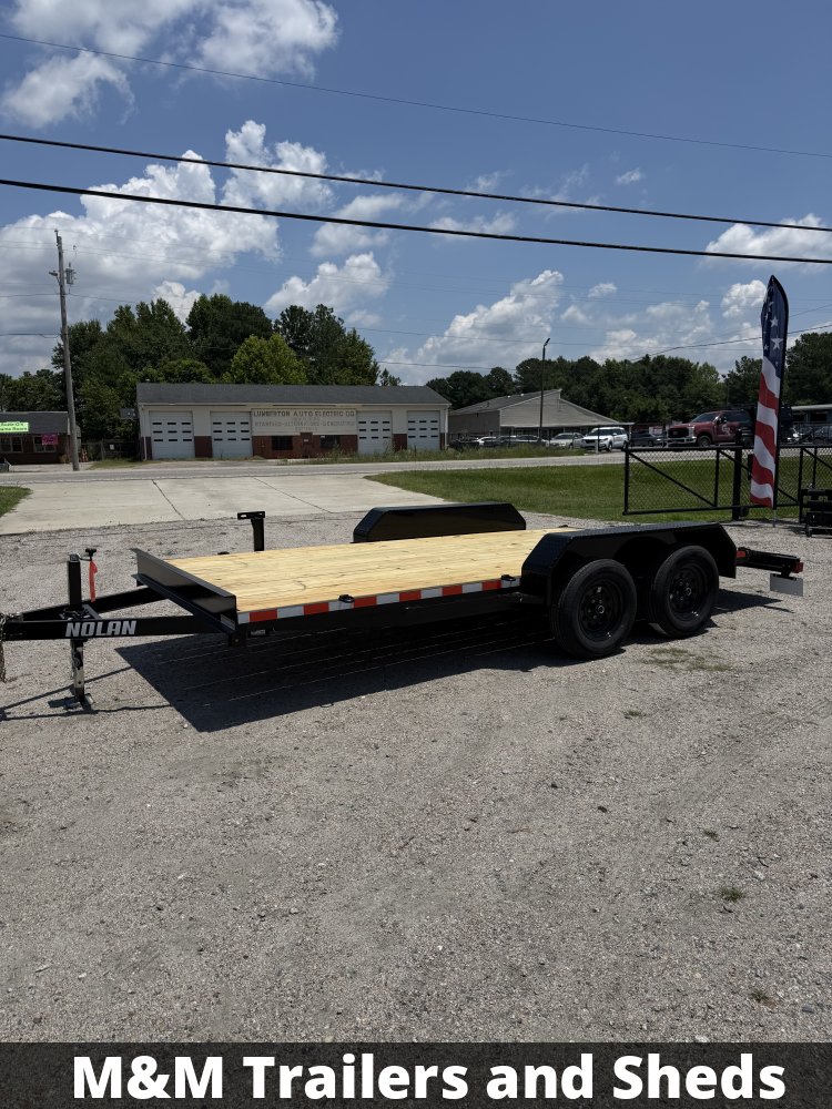 7x16 7K Nolan Flatbed Car Hauler