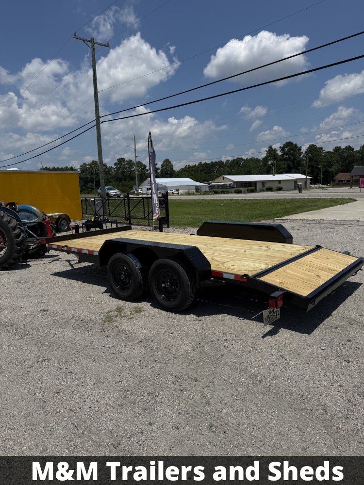 7x16 7K Nolan Flatbed Car Hauler