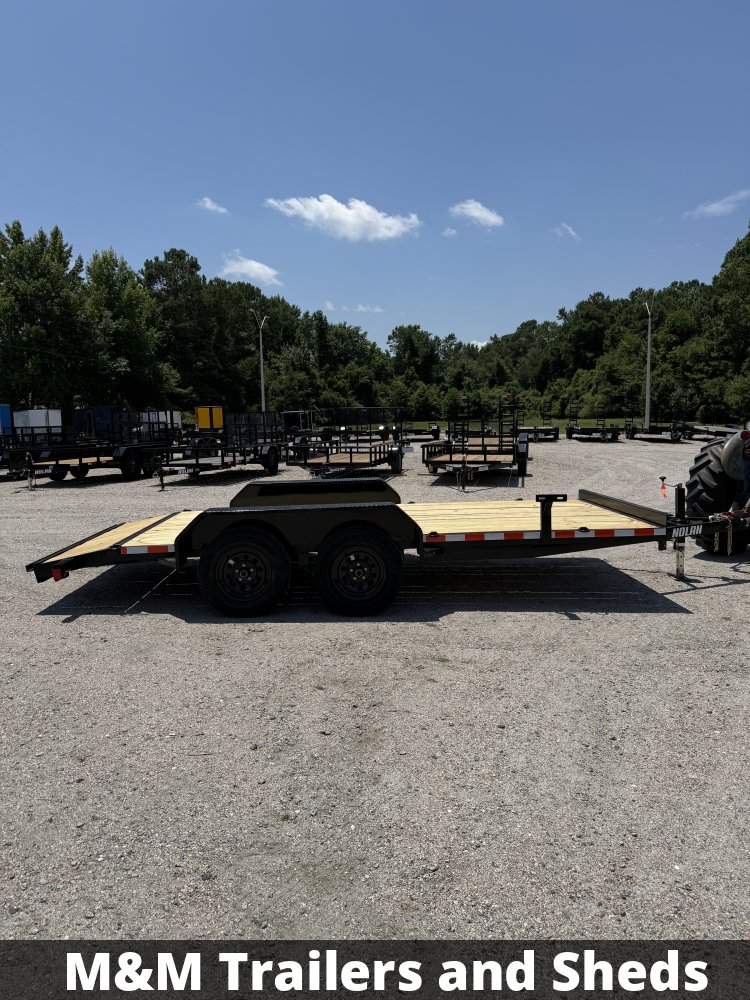 7x16 7K Nolan Flatbed Car Hauler