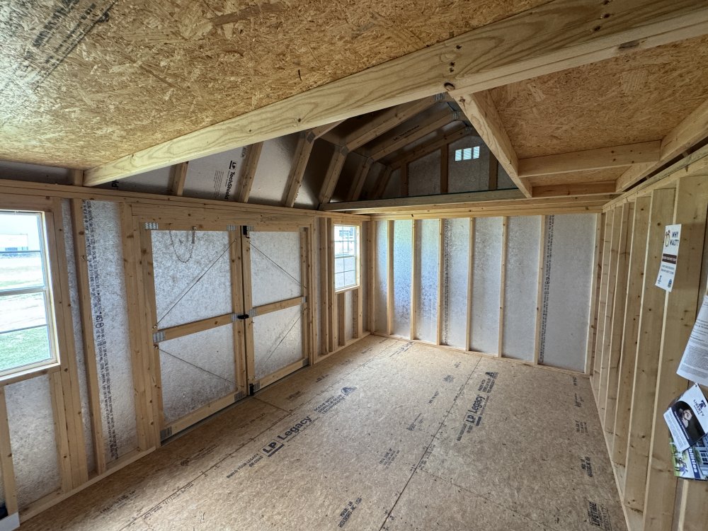 10 X 16 Lofted Shed