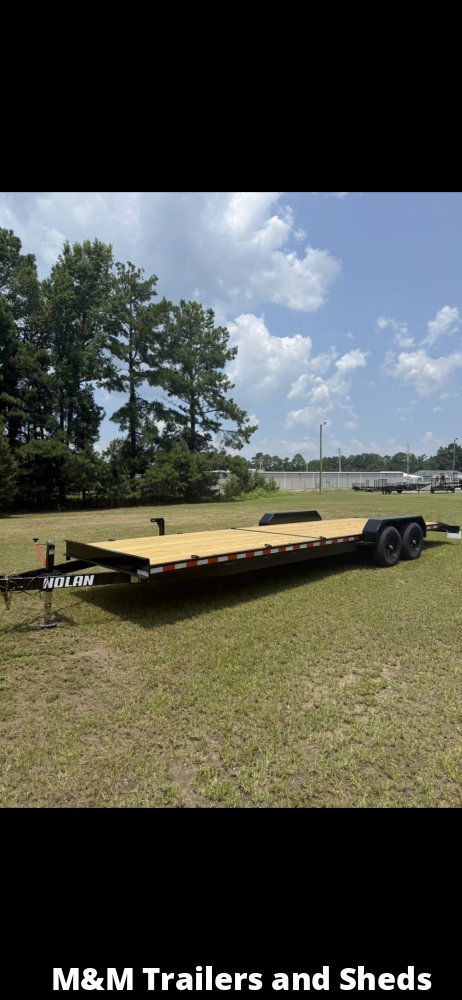 7x26 10K Nolan Flatbed Car Hauler