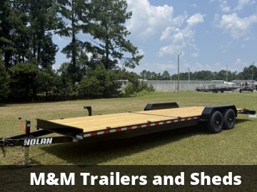 7x26 10K Nolan Flatbed Car Hauler