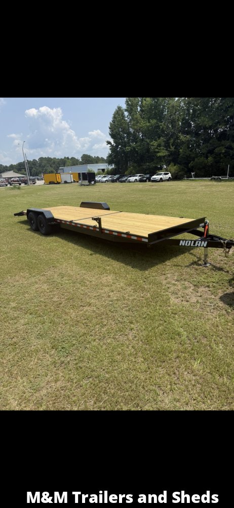 7x26 10K Nolan Flatbed Car Hauler