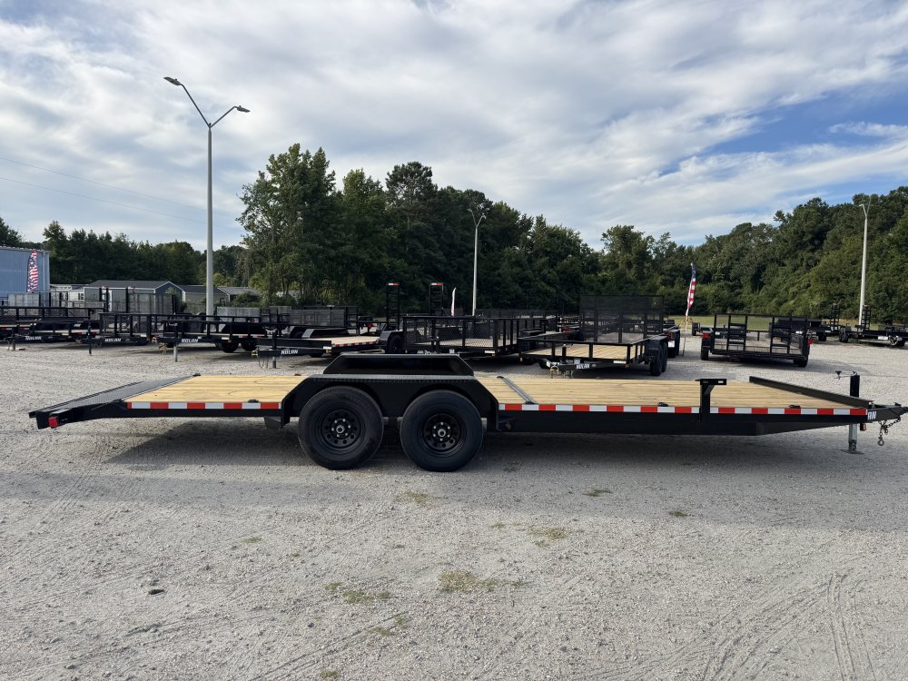 7x24 10K Nolan Flatbed Car Hauler