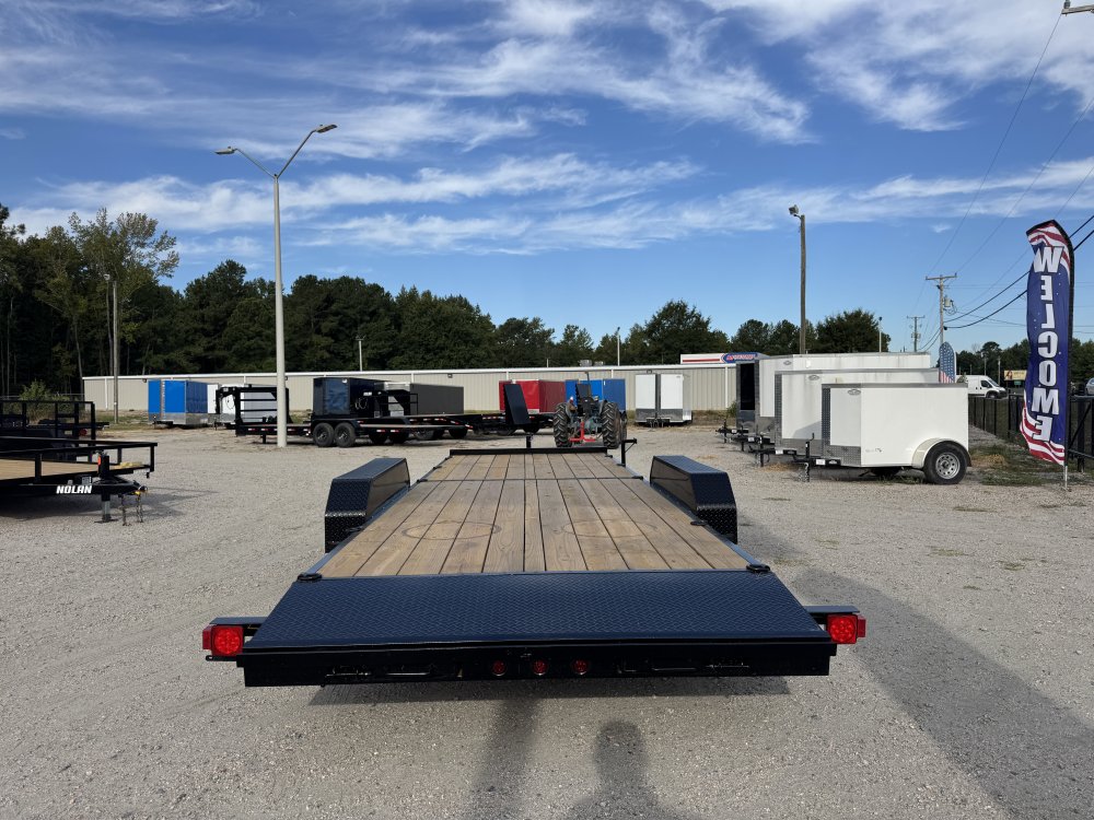 7x24 10K Nolan Flatbed Car Hauler