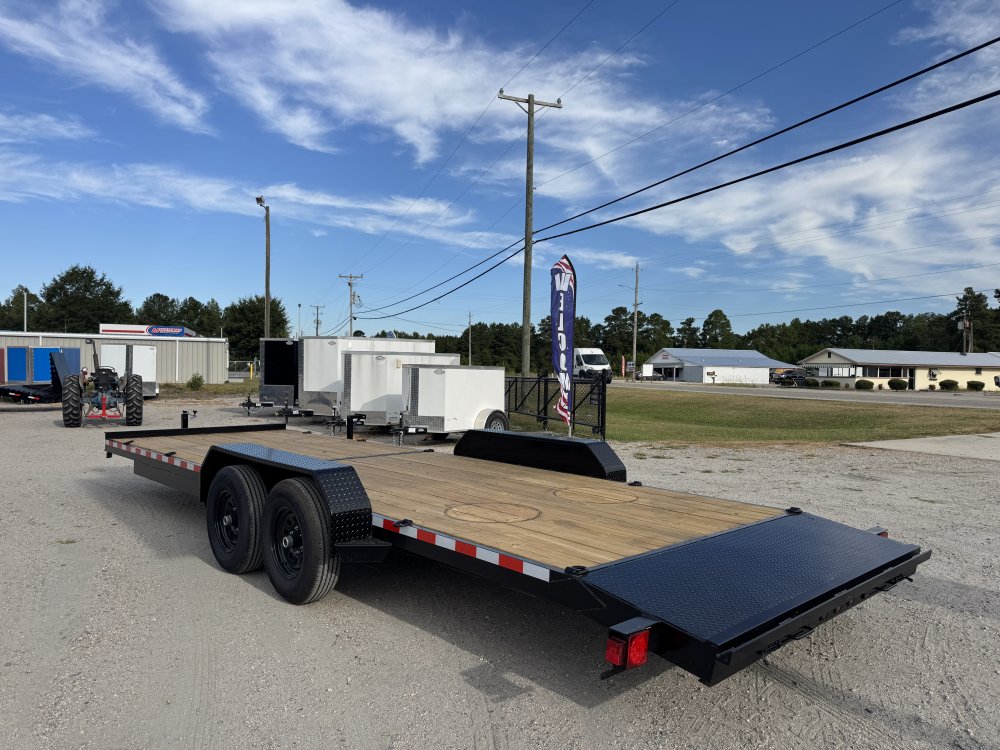 7x24 10K Nolan Flatbed Car Hauler