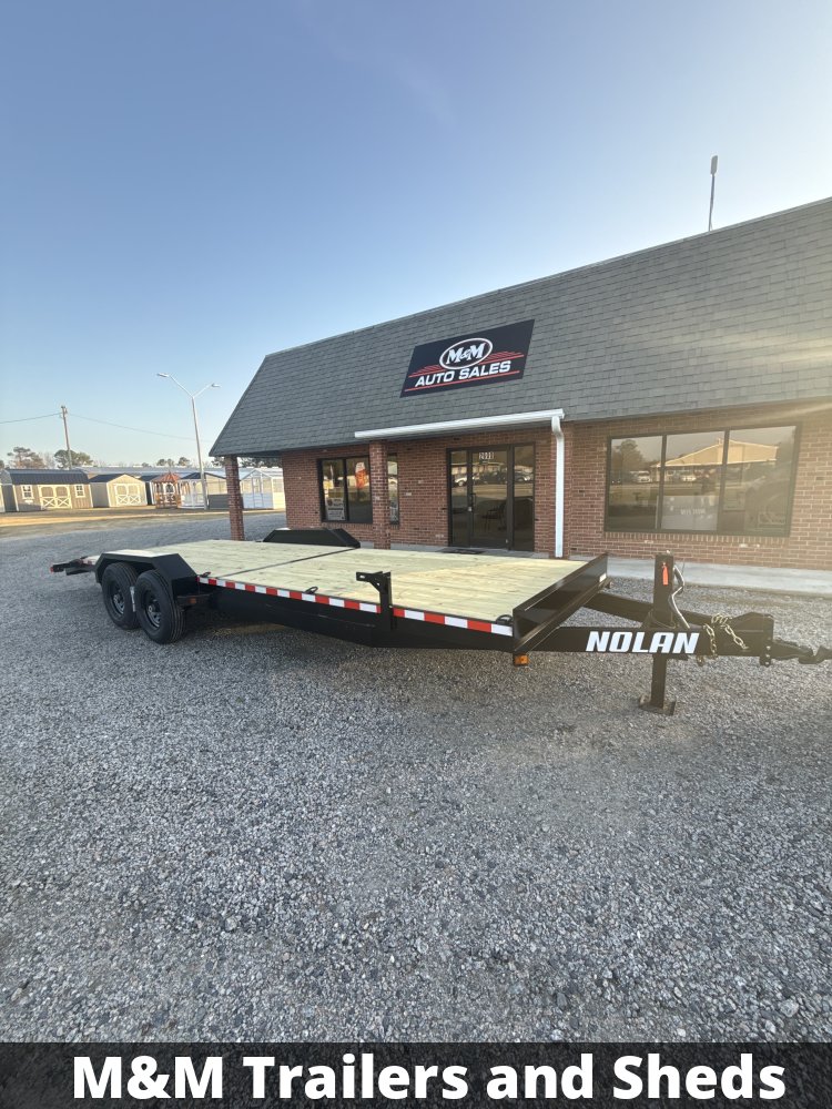 7x24 14K Nolan Flatbed Car Hauler