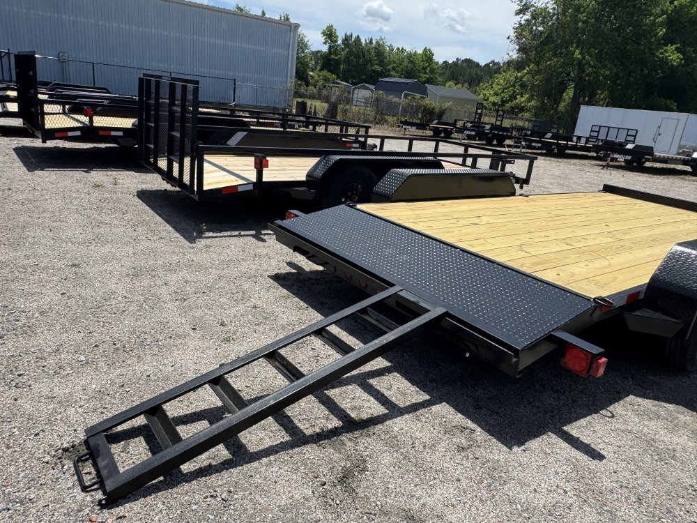 7x16 7K Nolan Flatbed Car Hauler