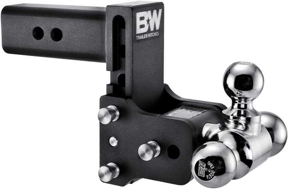 B&W Tow & Stow 5" Drop, 4 1/2" Rise Tri-Ball