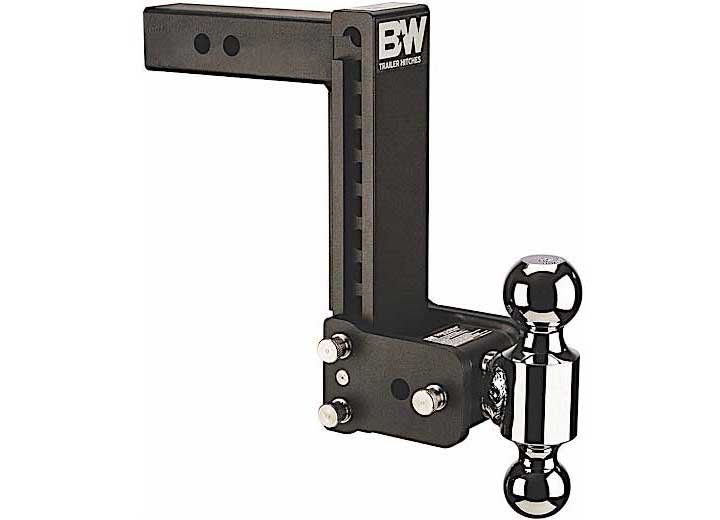 B&W Tow & Stow, 8.5"Drop, Black Finish, 2", 2-5/16"