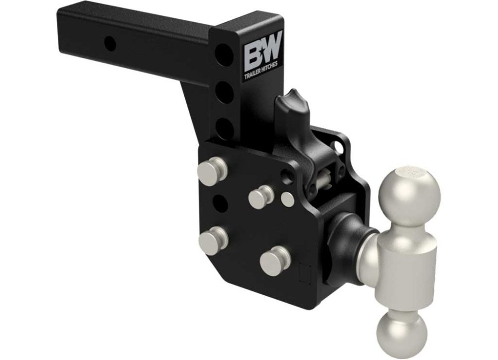B&W Tow & Stow, 6.5" Drop, 2"and 2 5/16" Ball, Pintle
