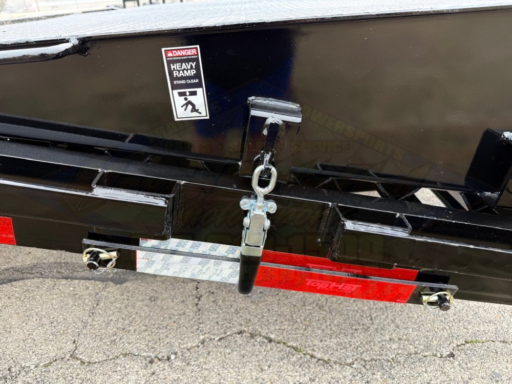 2027 TOP HAT 102" X 25' + 5' GOOSENECK TRAILER WITH JUMBO RAMPS AND SPARE 24,000 GVWR