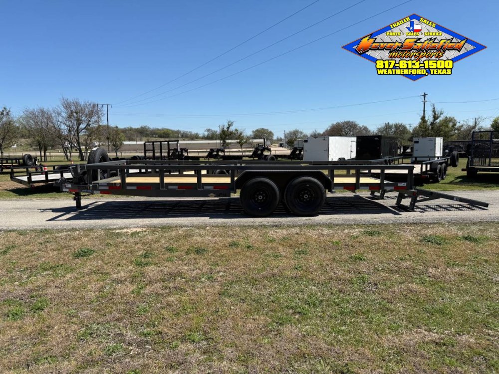 2027 TOP HAT 83" X 20' HD SQUARE TOP UTILITY TRAILER 5XM STAND UP RAMPS, SPARE 14,000 GVWR