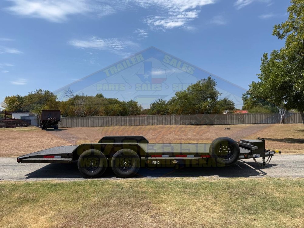 2027 TOP HAT 83" X 20' ALL STEEL HD CAR HAULER BLACKOUT WITH SPARE 9990#GVWR