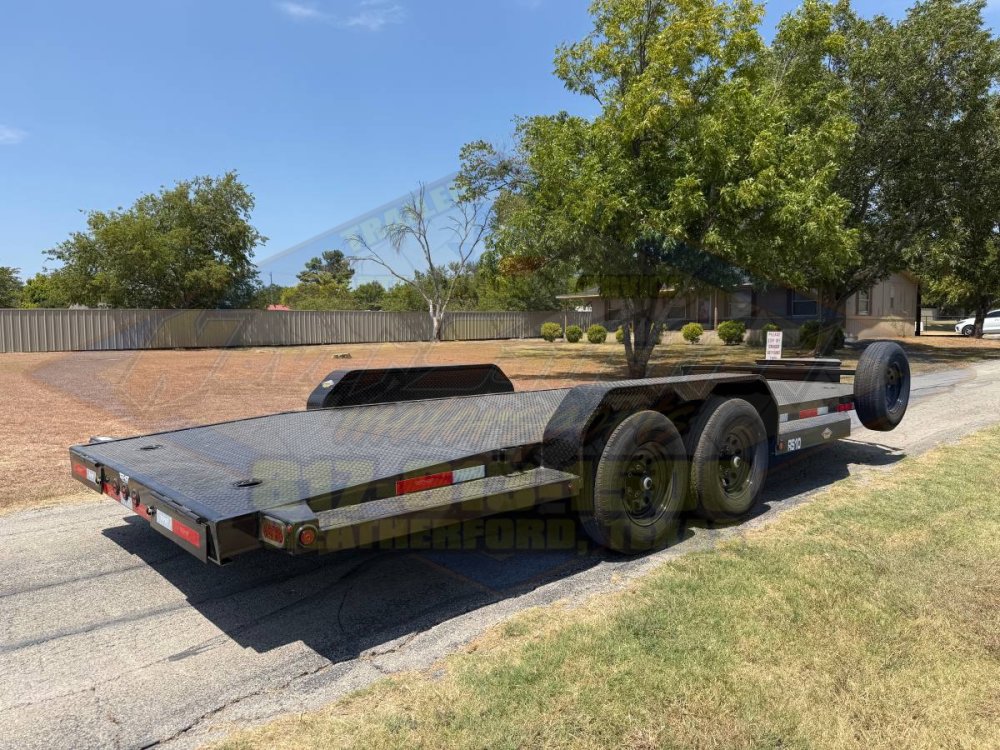 2027 TOP HAT 83" X 20' ALL STEEL HD CAR HAULER BLACKOUT WITH SPARE 9990#GVWR