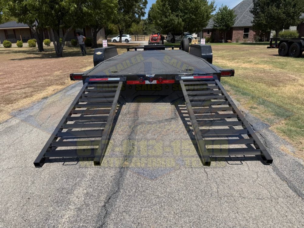 2027 TOP HAT 83" X 20' ALL STEEL HD CAR HAULER BLACKOUT WITH SPARE 9990#GVWR