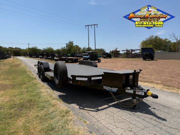 2027 TOP HAT 83" X 20' ALL STEEL HD CAR HAULER BLACKOUT WITH SPARE 9990#GVWR