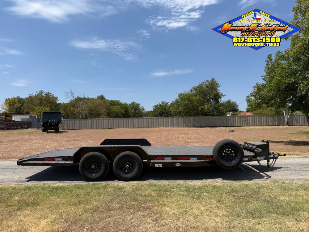 2027 TOP HAT 83" X 20' ALL STEEL HD CAR HAULER BLACKOUT WITH SPARE 9990#GVWR