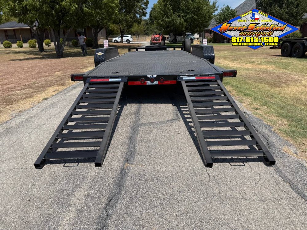 2027 TOP HAT 83" X 20' ALL STEEL HD CAR HAULER BLACKOUT WITH SPARE 9990#GVWR
