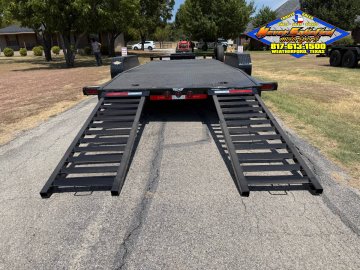 2027 TOP HAT 83" X 20' ALL STEEL HD CAR HAULER BLACKOUT WITH SPARE 9990#GVWR