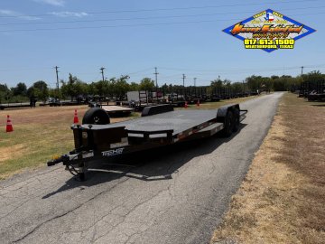 2027 TOP HAT 83" X 20' ALL STEEL HD CAR HAULER BLACKOUT WITH SPARE 9990#GVWR