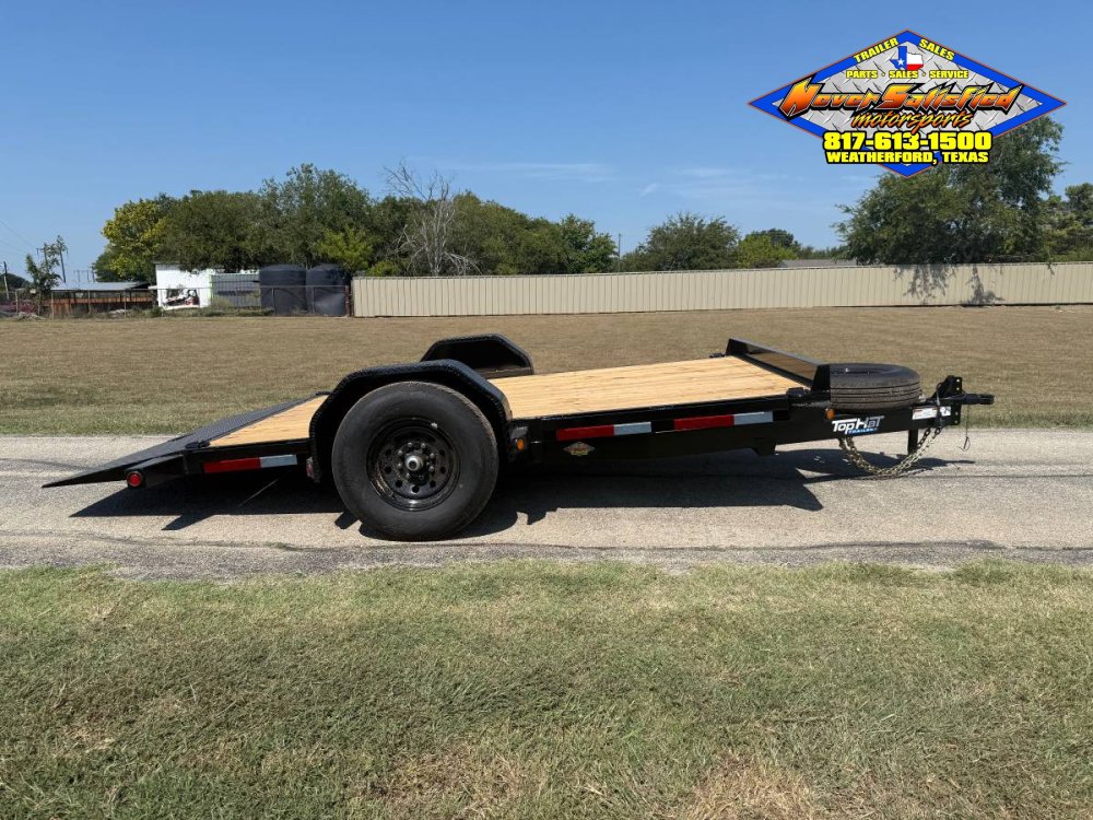 2026 TOP HAT 80" X 13' CUSHION TILT SCISSOR LIFT TRAILER WITH SPARE 7K