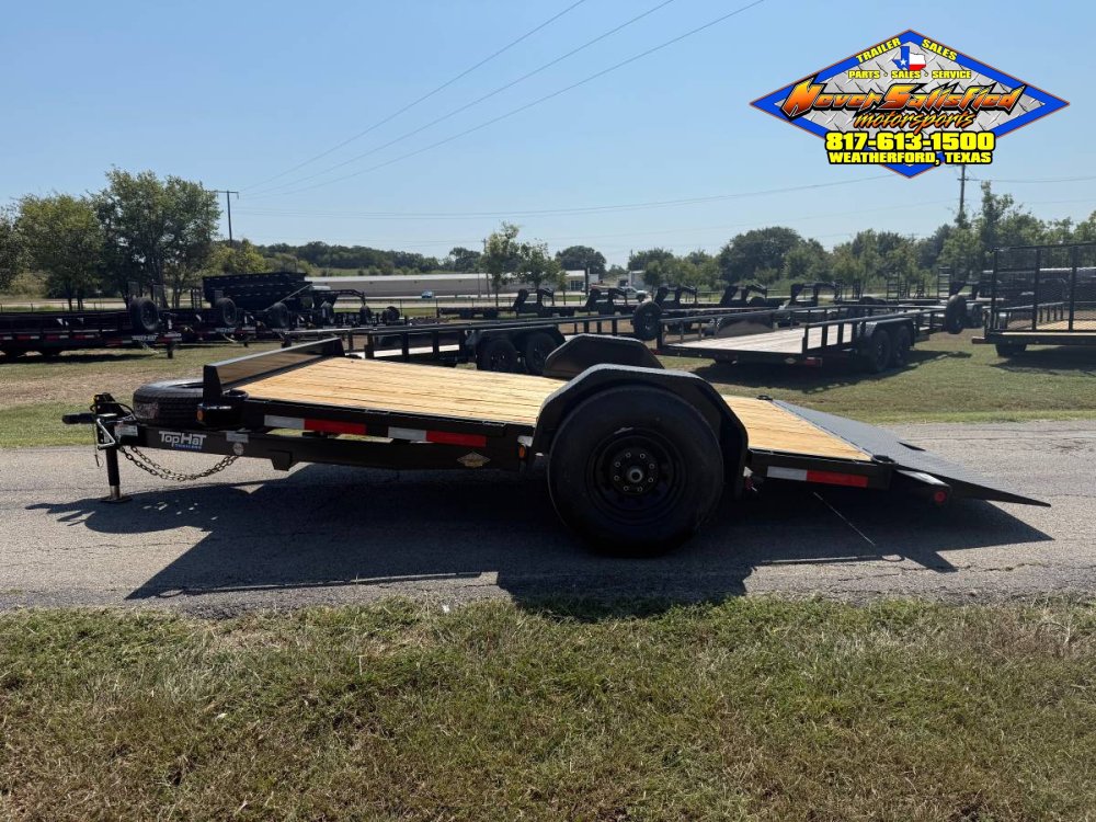 2026 TOP HAT 80" X 13' CUSHION TILT SCISSOR LIFT TRAILER WITH SPARE 7K