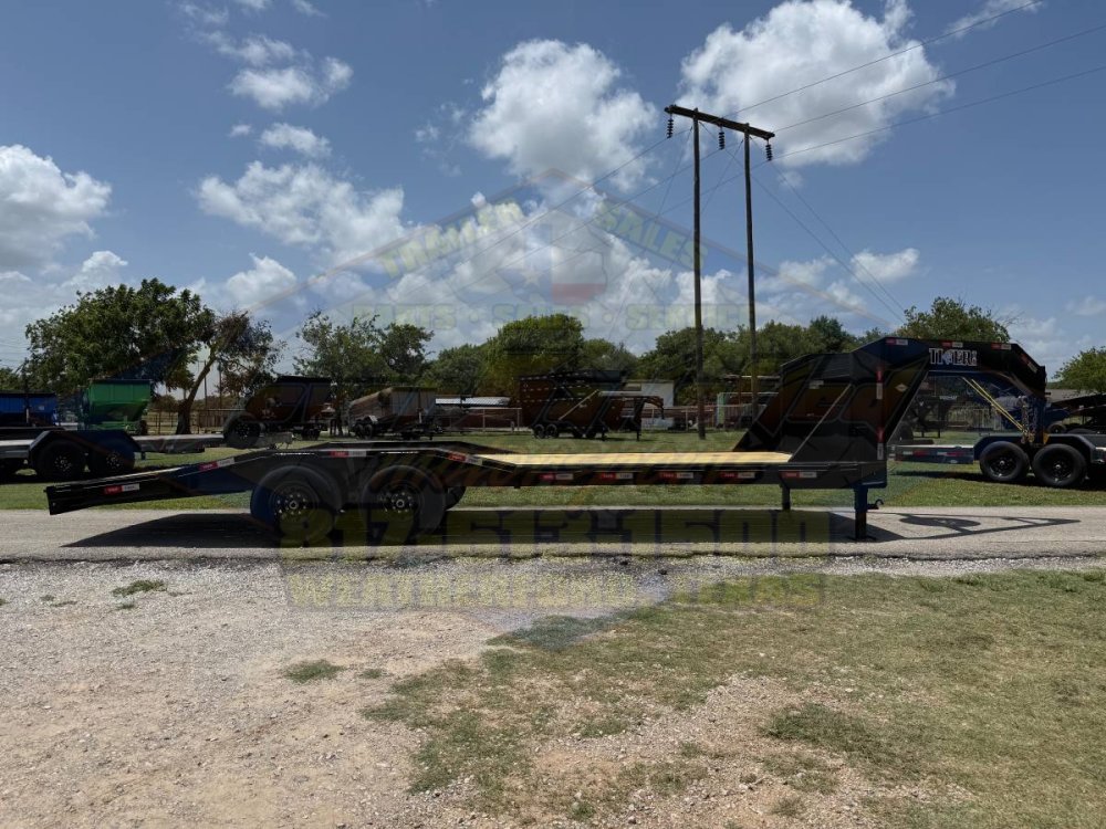 2026 TIGERTX 102" X 26' GOOSENECK TRAILER W/ DRIVE OVER FENDERS AND SLIDE IN RAMPS, SPARE 14,000 GVW