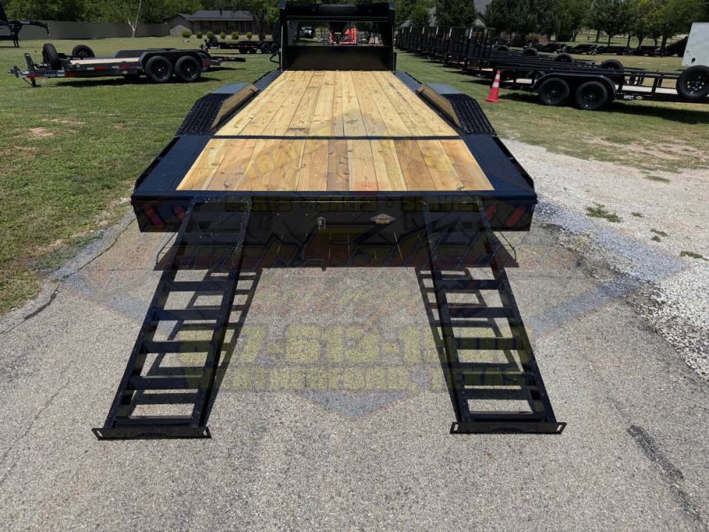 2026 TIGERTX 102" X 26' GOOSENECK TRAILER W/ DRIVE OVER FENDERS AND SLIDE IN RAMPS, SPARE 14,000 GVW
