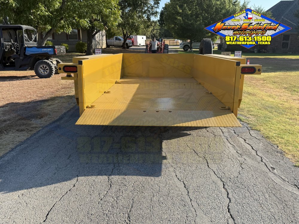 2027 DELCO KD14 E-Z DROP DUMP TRAILER WITH SPARE 14K-GVWR 8950#PLC