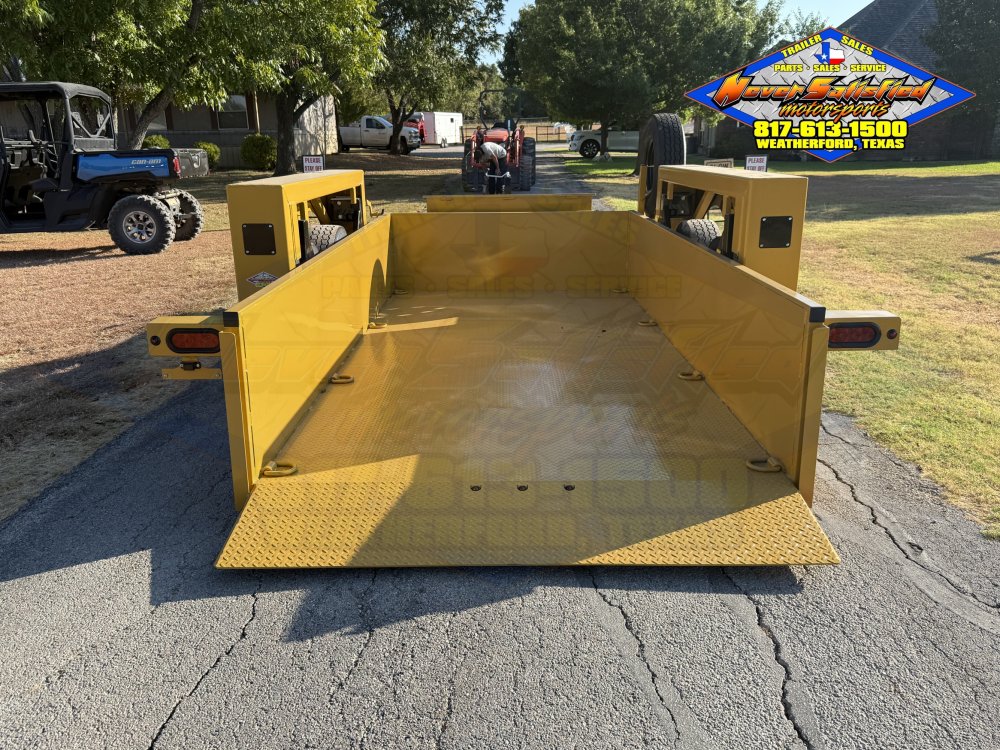 2027 DELCO KD14 E-Z DROP DUMP TRAILER WITH SPARE 14K-GVWR 8950#PLC