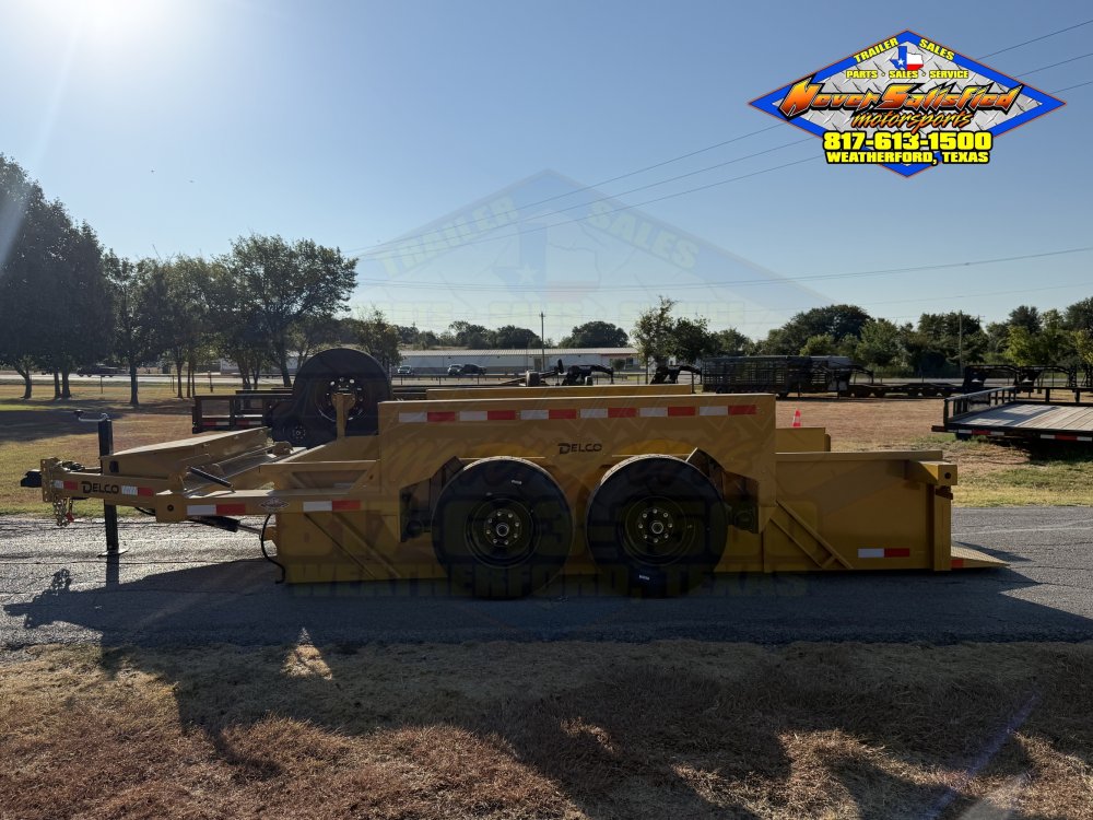 2027 DELCO KD14 E-Z DROP DUMP TRAILER WITH SPARE 14K-GVWR 8950#PLC