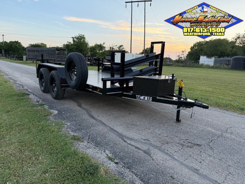 2026 TIGERTX 77" X 12' TANDEM AXLE WELDING TRAILER W/ SPARE 7,000 GVWR