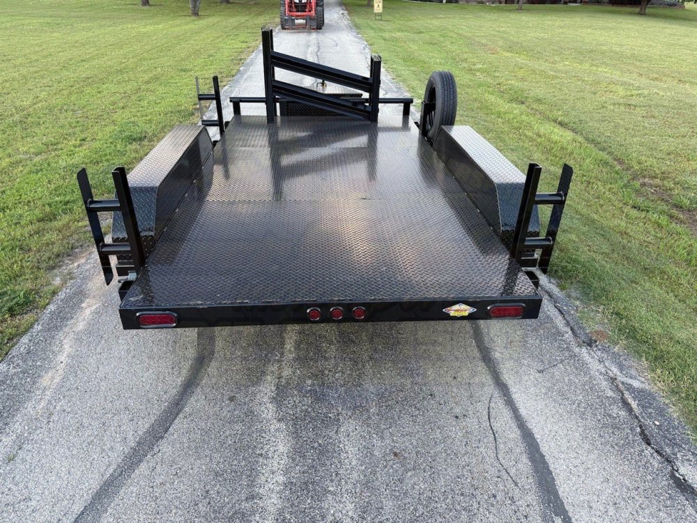 2026 TIGERTX 77" X 12' TANDEM AXLE WELDING TRAILER W/ SPARE 7,000 GVWR